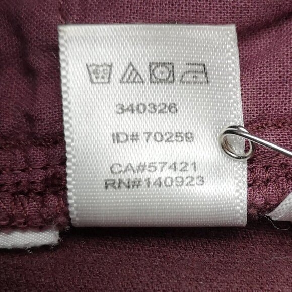 Ann Taylor Loft Ladies Size 31/12 Modern Skinny Purple Corduroy Pants - Picture 9 of 14